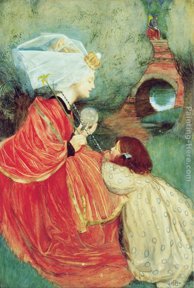 Today for Me painting - Eleanor Fortescue-Brickdale Today for Me art painting